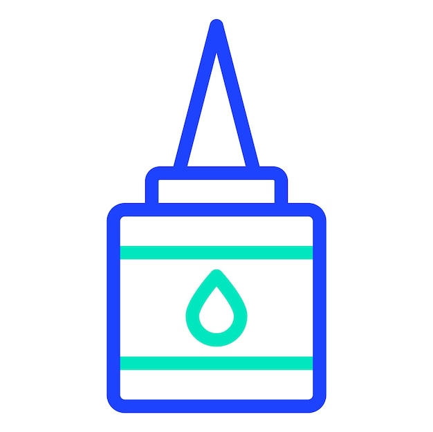 Liquid Glue Vector Icon Design Illustration