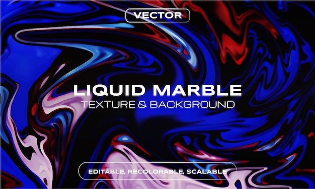 Liquid marble background