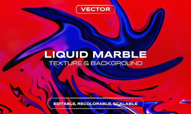 Liquid marble background