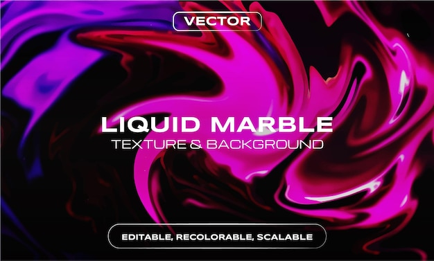 Vector liquid marble background