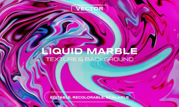 Vector liquid marble background