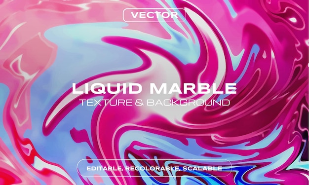 Liquid marble background