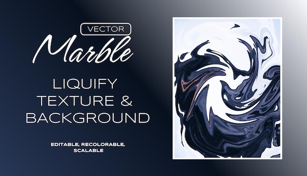 Vector liquid marble background