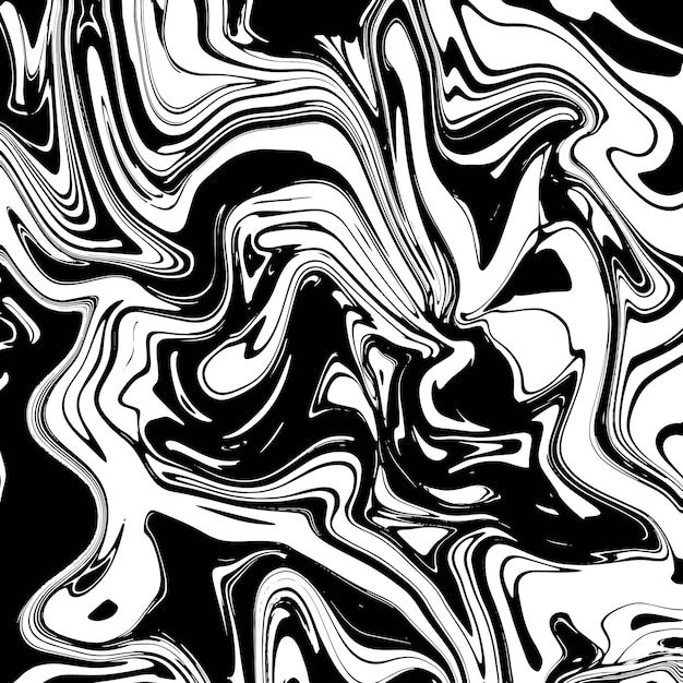 Liquid marble texture design, colorful marbling surface, black and white, vibrant abstract paint design