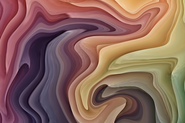 Liquid marble textured backgrounds Wavy psychedelic backdrops Abstract painting for wed design