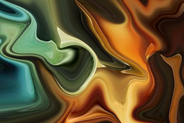 Liquid marble textured backgrounds Wavy psychedelic backdrops Abstract painting for wed design or