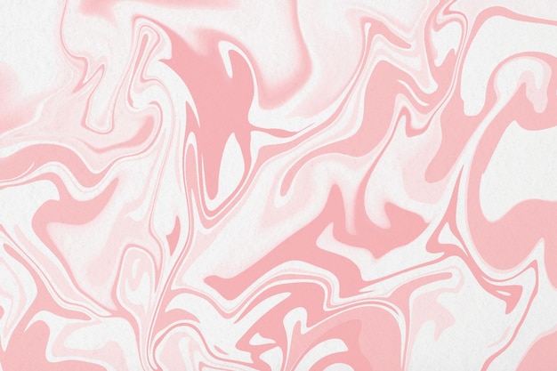 Liquid marble wallpaper with pink texture