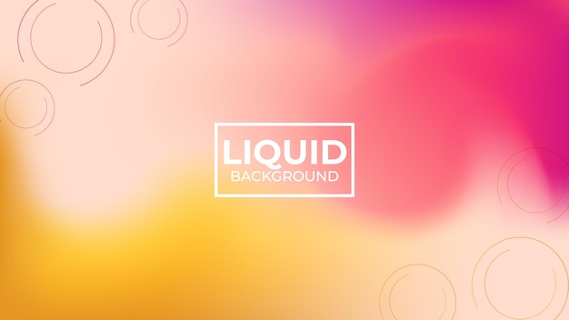 Liquid mesh with color orange and pink Background easy to edit