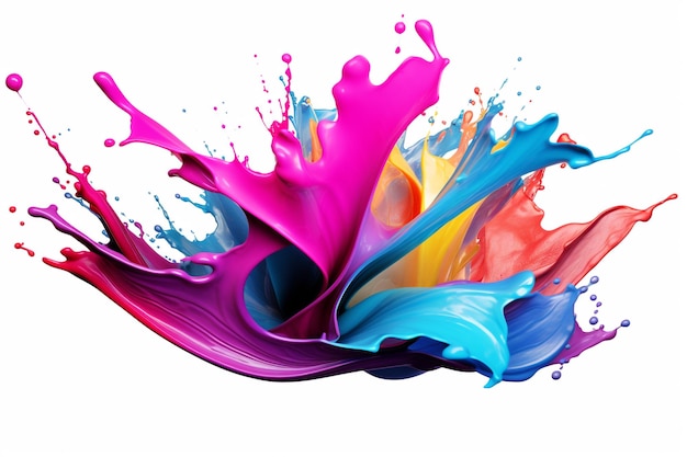 Liquid splash Color design background Gradient colorful abstract background luxury abstract for