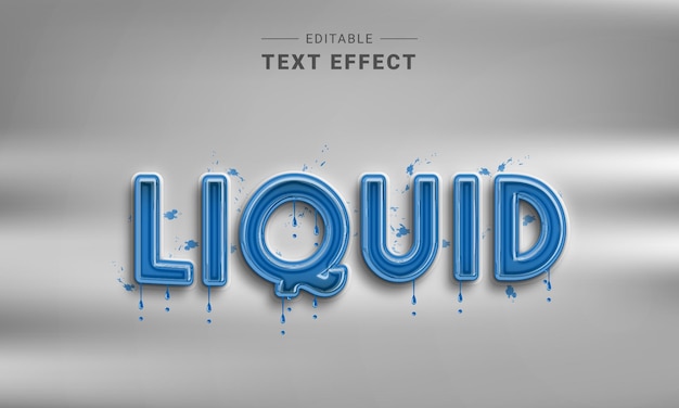 Liquid Text Effect Generator