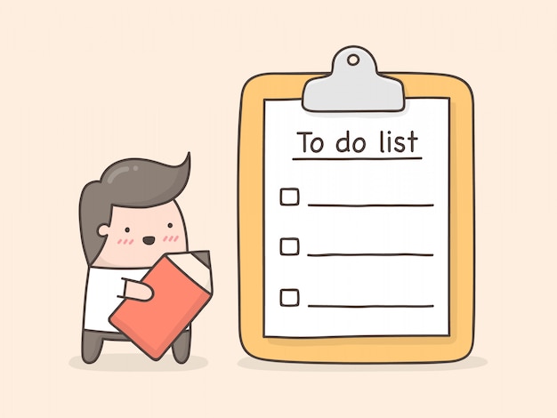 To do list.