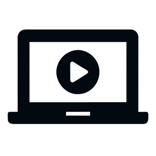 listing videos pictogram