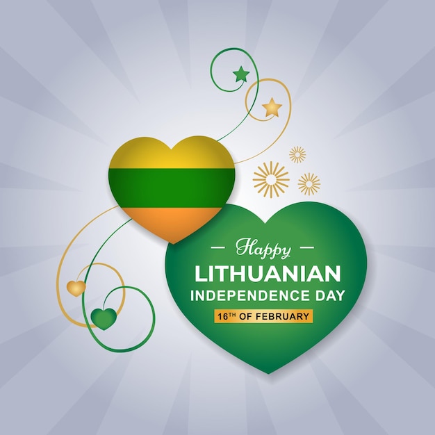 Lithuanian Flag for Independence Day Background