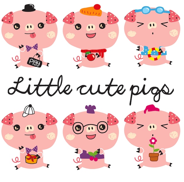 Little cute Pigs