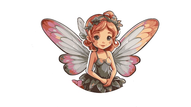 A little fairy vector illustrator