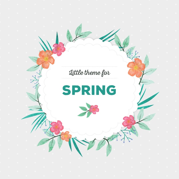 Little Theme for Spring Frame