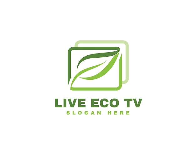 Live Eco TV Logo Design