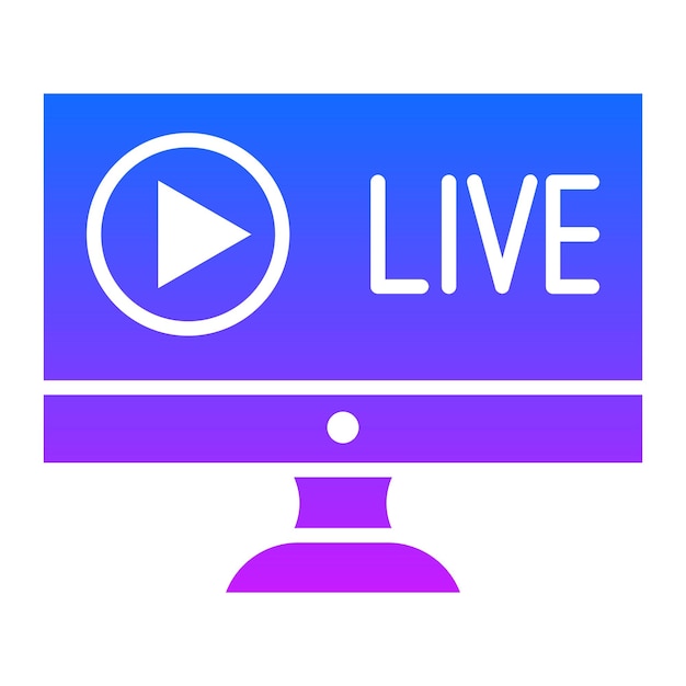 Live Streaming Vector Illustration