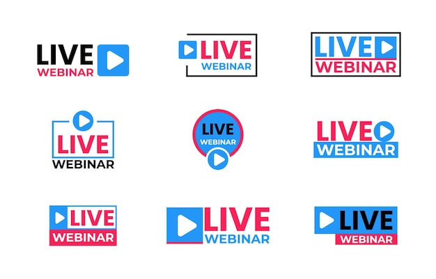 Live Webinar Social Media Badge