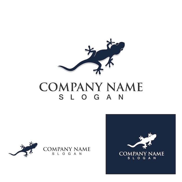 Lizard animals logo and symbols vector temlate