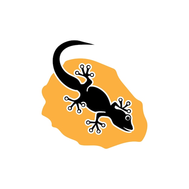 Lizard Chameleon Gecko animall logo and symbol vector illustration