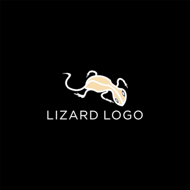 Lizard logo design icon template