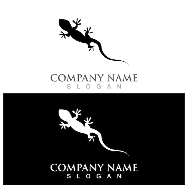 Lizard logo and vector template