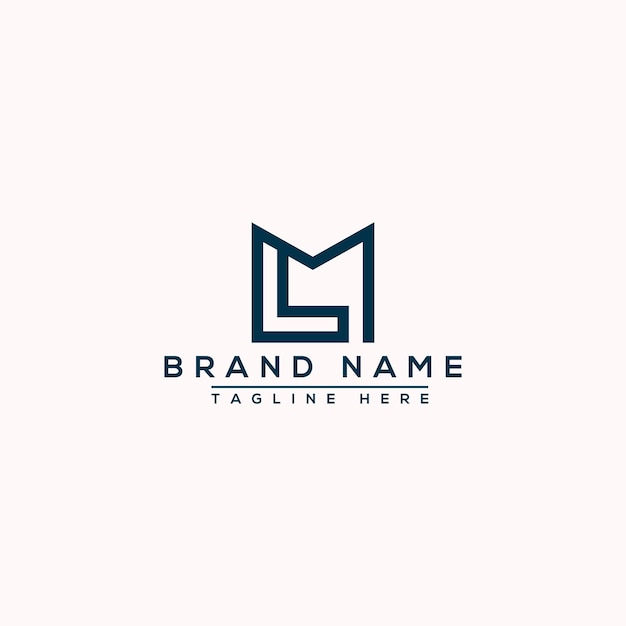 LM Logo Design Template Vector Graphic Branding Element