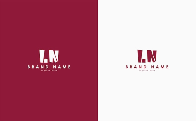 LN Letters vector logo design