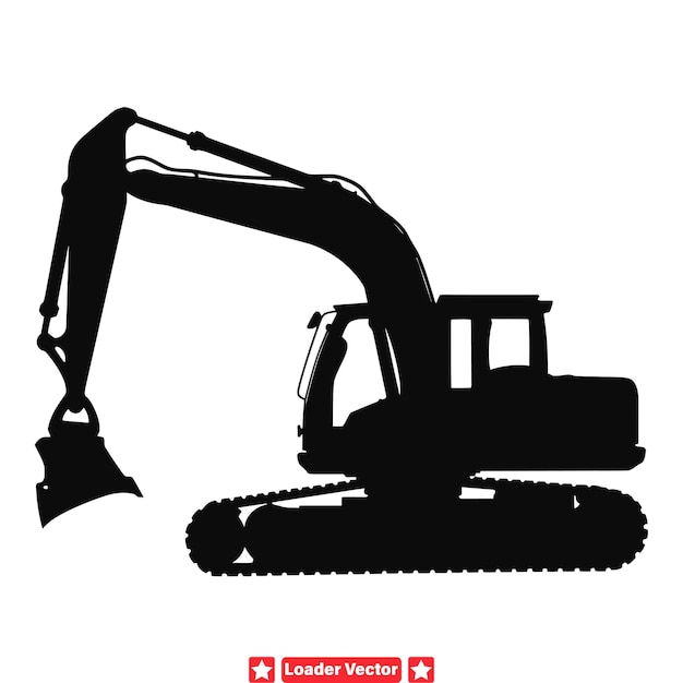 Loader Equipment Silhouette Pack Dynamic Graphics for Industrial Themes