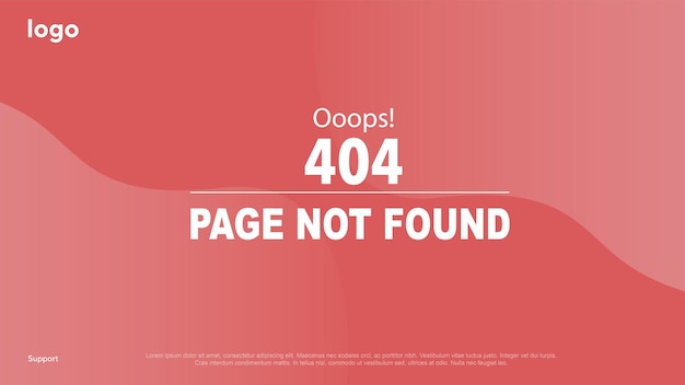 Loading page for sites error page page not found error 404 error ooops