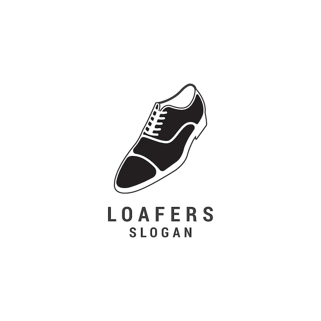 Loafers logo icon design template Elegant luxury premium vector