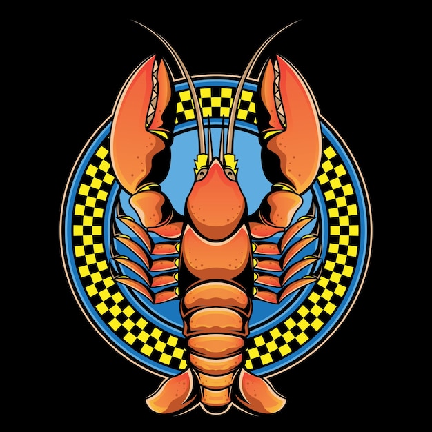 Lobster restaurant logo