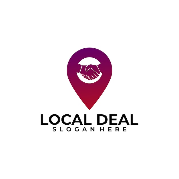 Local deal logo vector design template