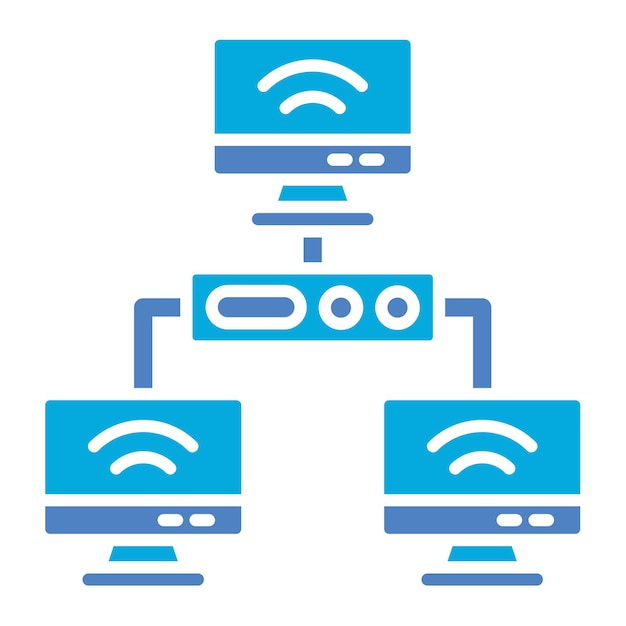 Vector local network icon