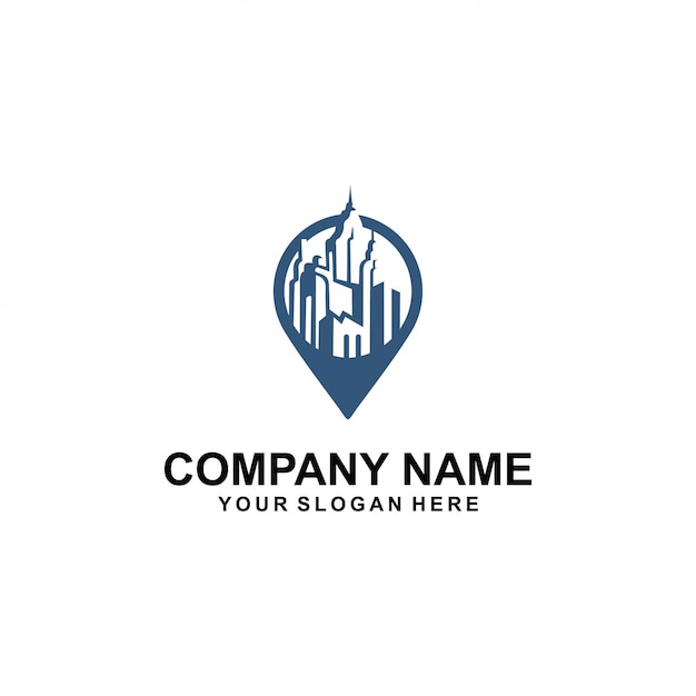 location building logo vector