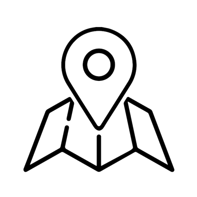 Location map icon geolocalisation