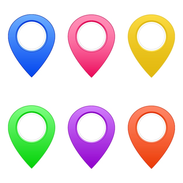 Location pin gradient set