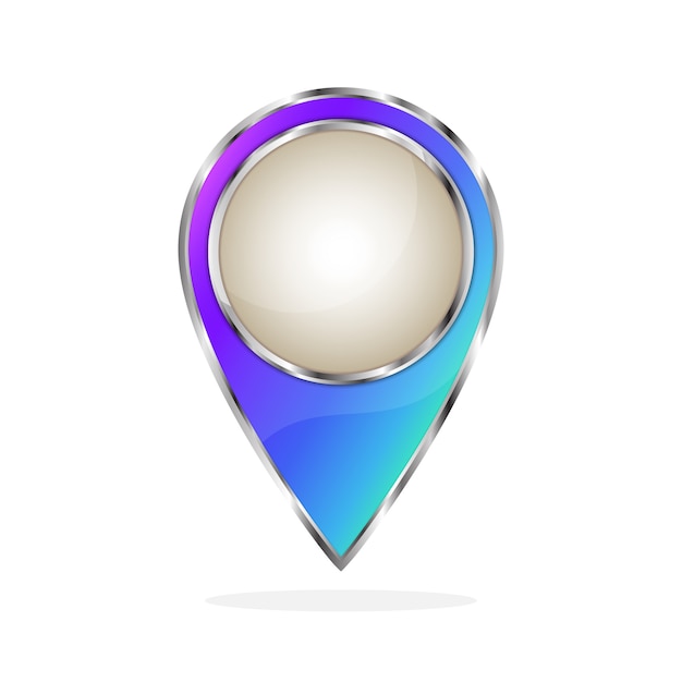 Location symbol - vector.