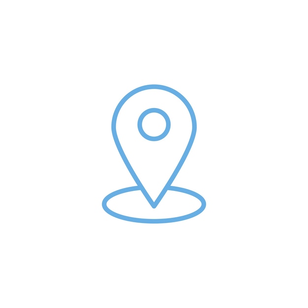 Locator icon vector design templates simple and modern concept