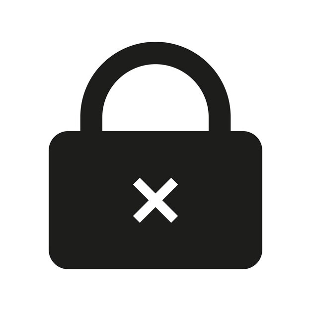 Vector lock icon