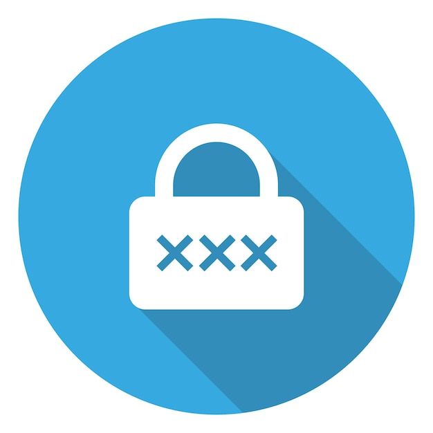 Vector lock icon