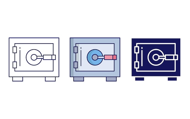 locker vector icon