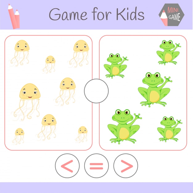 Logic educational game for preschool children