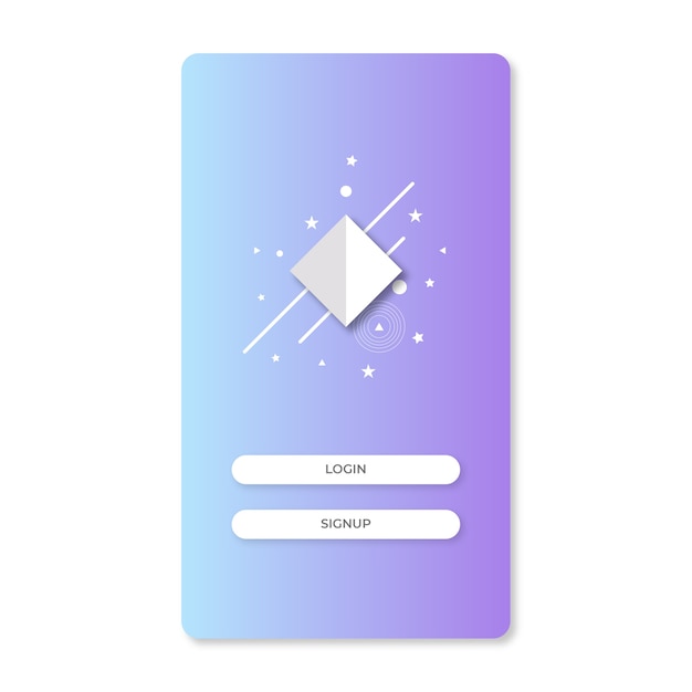 login form page ui template 