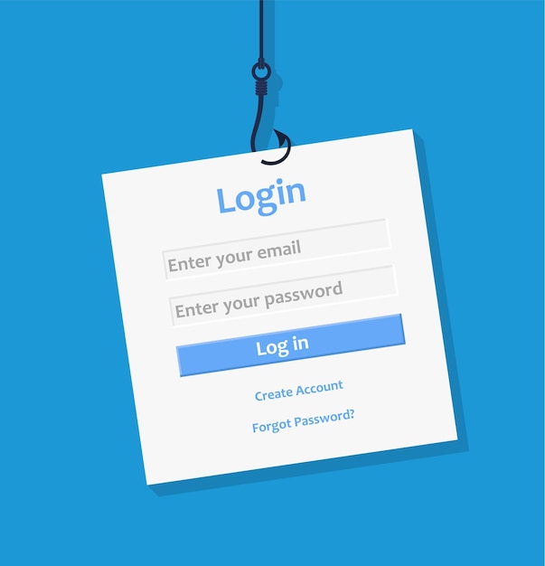 Login and Register Form with Blue Theme for Desktop Application or Website