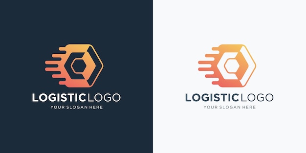 Logistic company vector logo Arrow Delivery icon Arrow Delivery logo Web Digital Speed Marketing