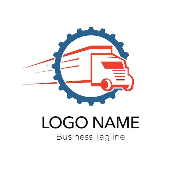 Logistic delivery logo design business template collection