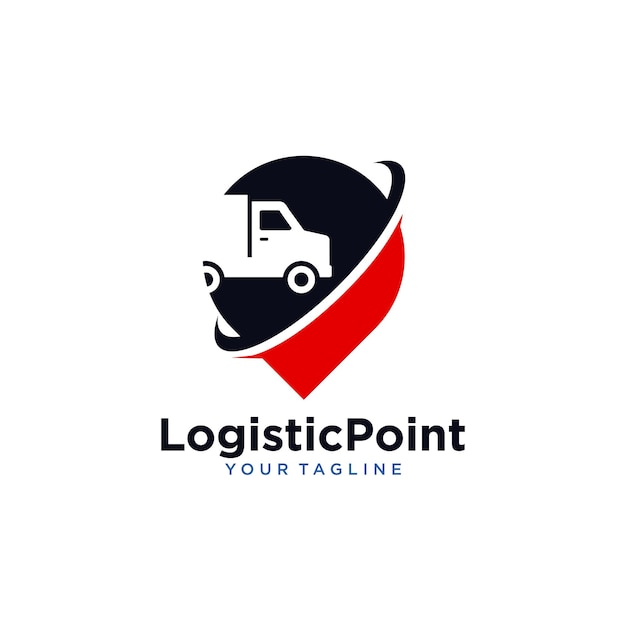 Logistic location logo