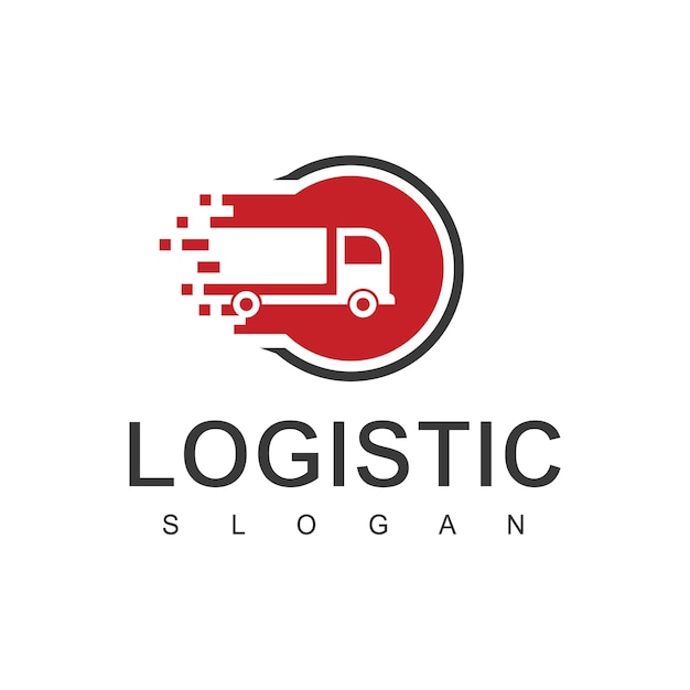 Logistic Logo Template Expedition And Transportation Business Icon